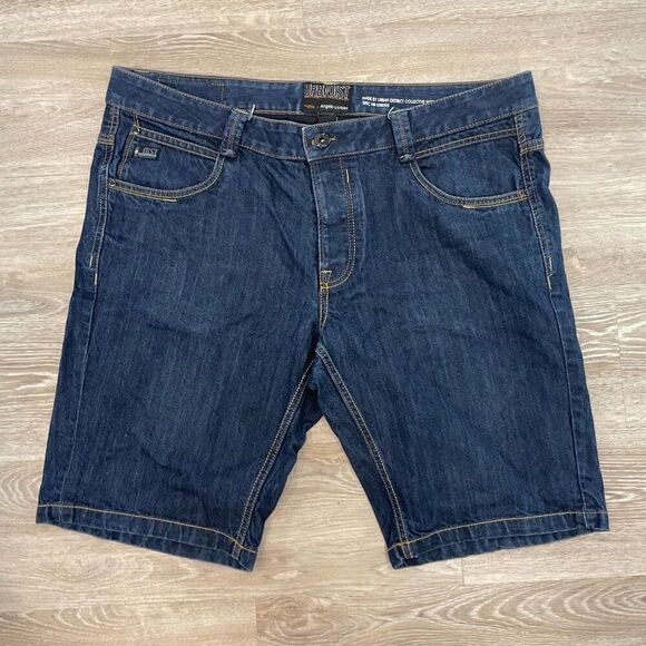 URBANDIST Navy Denim Slim fit Shorts US XXL, US 40 - Picture 1 of 7